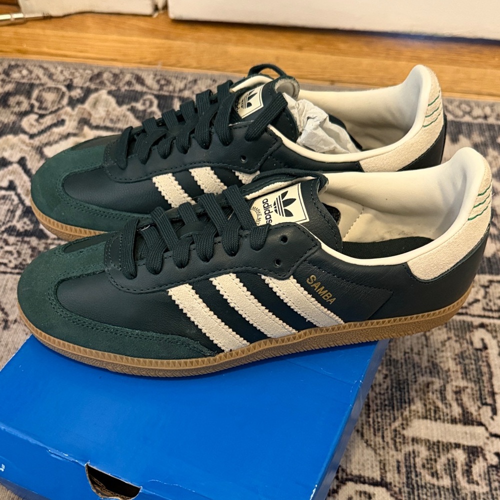 Adidas Samba 2024 OG Shadow Green Cream White Men’s US size 6.5 (women’s 8)